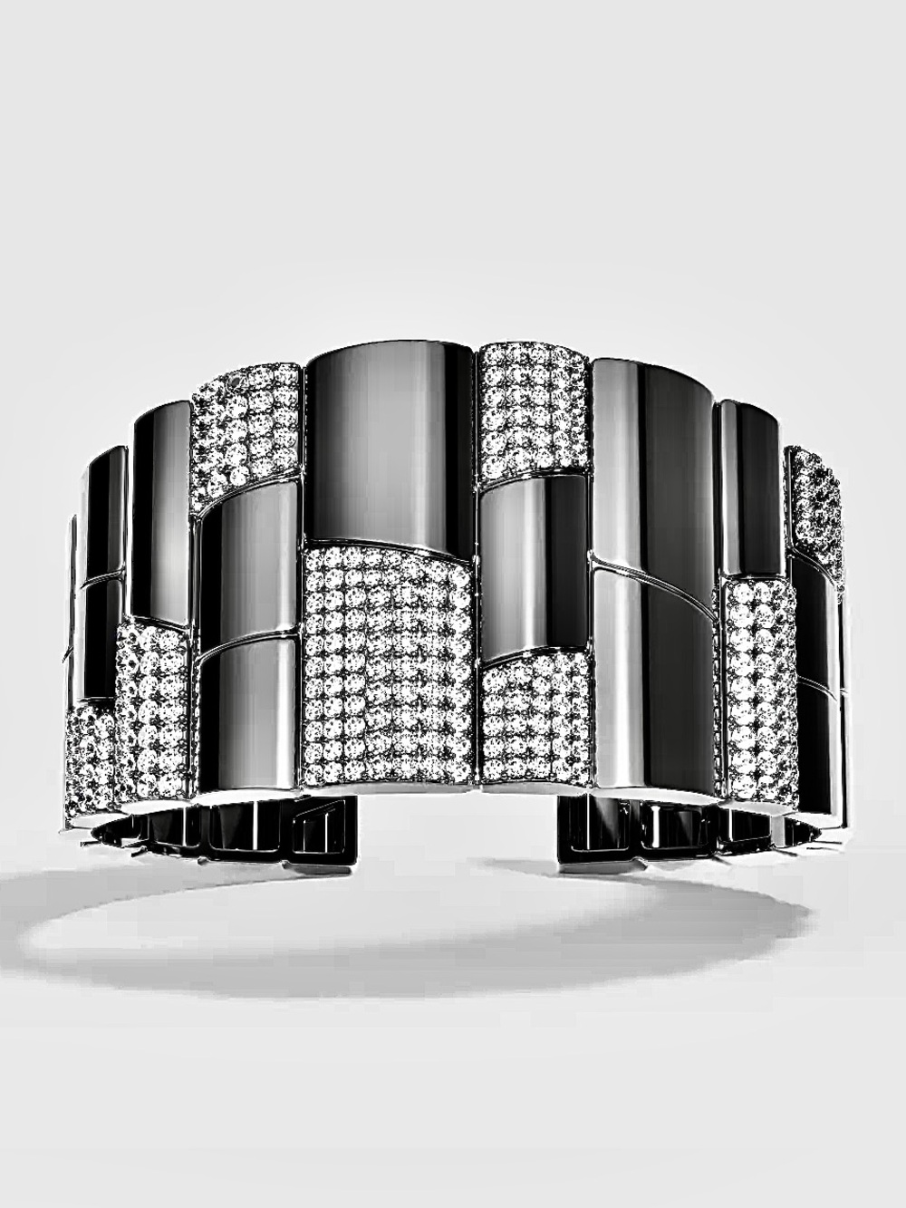 APM Monaco Checkered Cuff
